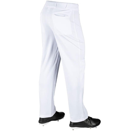 Champro Men's MVP Ob Open Bottom Loose-fit Baseball Pants White