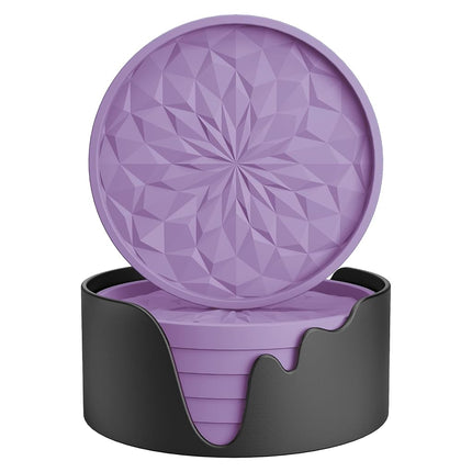 ME.Fan Silicone Coasters [6 Pack] Coasters with Ho