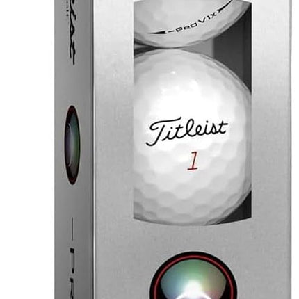 Pelotas de golf Titleist Pro V1X RCT, 3 bolas restantes