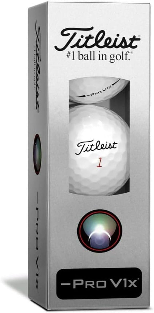 Titleist Pro V1X RCT Golf Balls Left 3 Balls