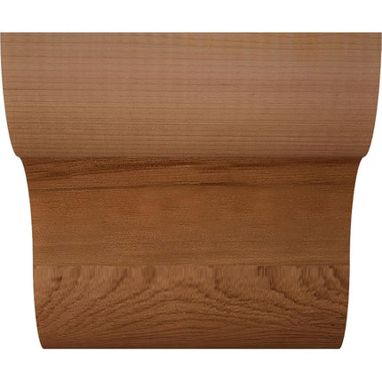 Ekena Millwork COR06X06X06CAR00RWR Carmel Rough Sawn Corbel, 6" Width x 6" Depth x 6" Height, Western Red Cedar