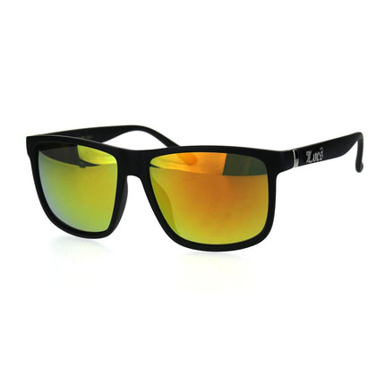 Locs Mirrored Lens Gangster Oversized Rectangular 
