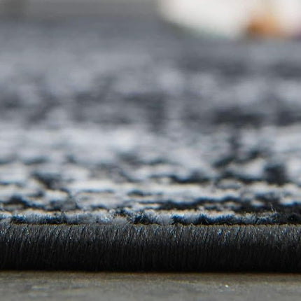 Unique Loom 3137802 Sofia Collection 2 Feet (2' x 13') Runner Traditional Oriental Distressed Vintage Area Rug, 2.5 x 13, Black