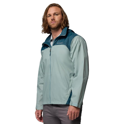 Columbia Men’s Glennaker Lake II Rain Jacket, Crushed Blue/Everblue, L Tall