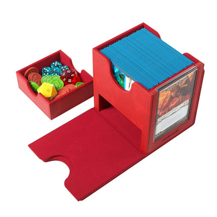 Gamegenic | Sidekick Pro 100+ XL Red | Game Accessory | Includes One Slide Card Case