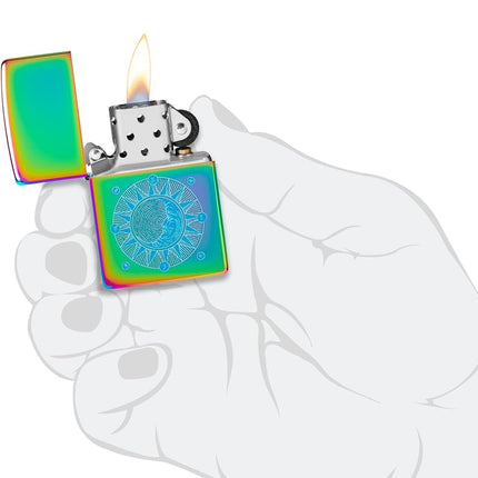 Zippo Sun Design Lighter, Multi col,oured