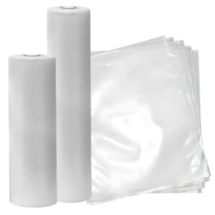 Kenmore Vacuum Sealer Bags & Roll 3 Varieties Pack | Compatible with Precision, FoodSaver, INKBIRD, Russell Hobbs & Wevac Vacuum sealer | BPA-Free Food Storage Bags for Sous-Vide & Meal Prep