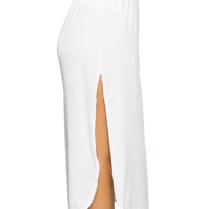 Vanity Fair Women's Anti-Static Nylon Half Slip for Under Dresses, Single Slit-32 Length-White, Medium