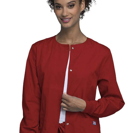 Cherokee Snap Front Workwear Originals Scrub Jacke