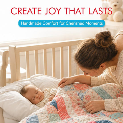 Fairfield Low-Loft Bonded Polyester Batting-Crib Size 45 x 60-inch, Other, Multicoloured, 48.32 x 42 x 42.64 cm