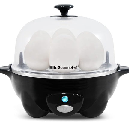 Elite Gourmet EGC-007B# Rapid Egg Cooker, 7 Easy-T