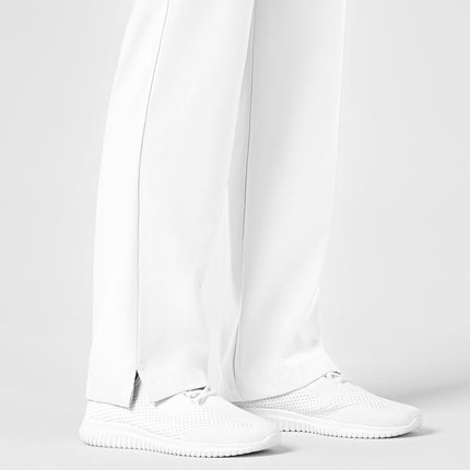 WonderWink 5255AWHITLG W123 Women's Drawstring Pant, White, Standard-L Size