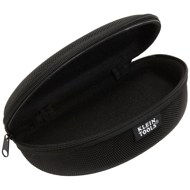 KLEIN TOOLS Safety Glasses Case, Hard Eye Protection Case with Zipper Closure 60176