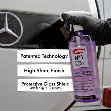 CarPlan No.1 Super Gloss, Dust & Dirt Protection, Paint Treatment, 600 ml