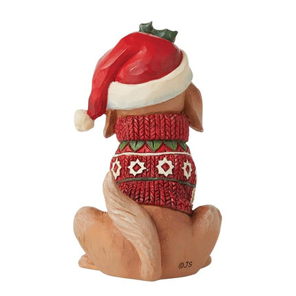 Enesco Jim Shore Heartwood Creek Four Seasons Mini Christmas Dog Figurine