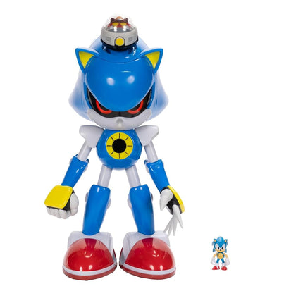 Sonic the Hedgehog 50.8cm Metal Sonic vs 6.3cm Sonic Action Figure Set