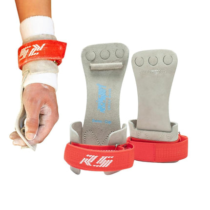 Reisport Men's Hook and Loop High Bar Grips, Small