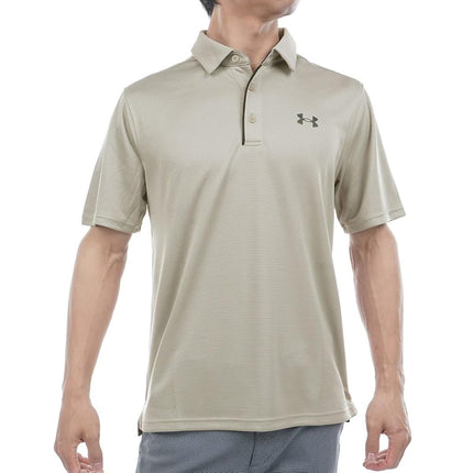 Under Armour - Mens Tech Polo, Color Timberwolf Ta