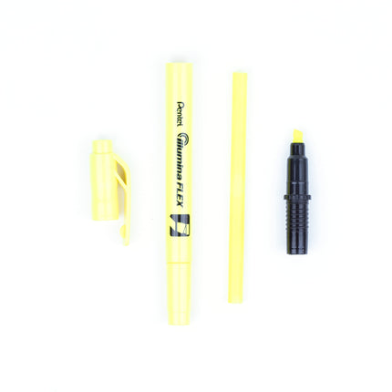 Recambio Pentel para marcador fluorescente Handy-Line S, tinta amarilla, caja de 12 (SLR3-G)