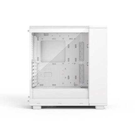 Fractal Design Epoch White - Tempered Glass Clear Tint - High Airflow PC Gaming Case - Mesh Front Panel - Three Momentum 12 Fans Included - Spacious Interior - ATX/mATX/ITX Support