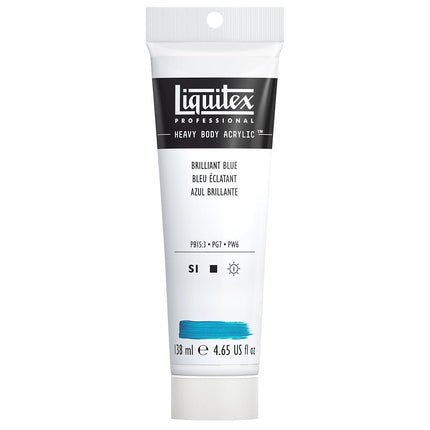 Liquitex Professional Heavy Body Acrylic Paint, 4.65-oz (138ml) Tube, Brilliant Blue
