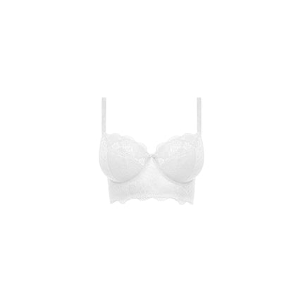 Freya womens Fancies Underwire Longline Bra, White, 34F