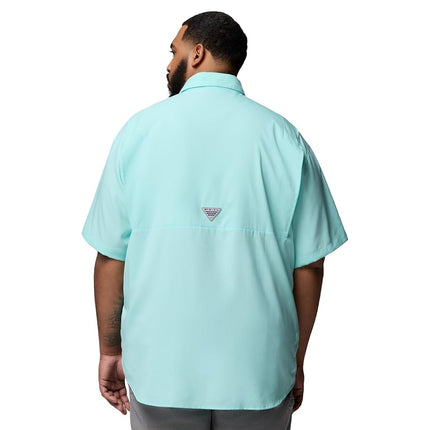 Chemise manches courtes Tamiami II grande taille pour homme Columbia, Gulf Stream, 2TG, Gulf Stream, 2XT