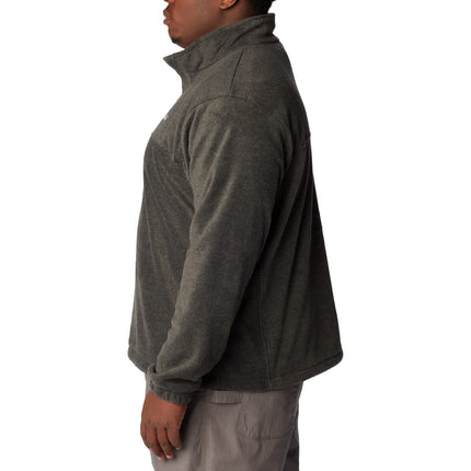 Columbia Men's Steens Mountain Half Zip, Fleece Pull Over, Charcoal Heather, S