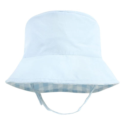 Chapeau de soleil pour bébé fille Hudson Baby, motif écossais avec animaux, 12-24 mois