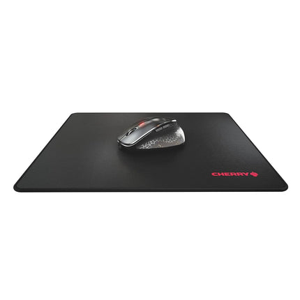 CHERRY MP 1000, Premium Fabric Mouse Pad in XL (350 x 300 x 5 mm), Smooth Surface for Precision, Stitched Edges, Non-Slip, Rollable, Black