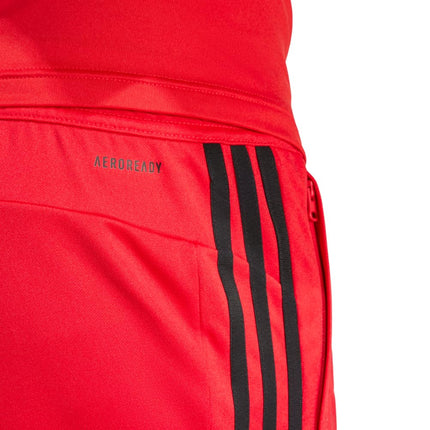 Adidas Mens Train Essentials 3-Stripes Pants, Pure Ruby/Black, X-Small