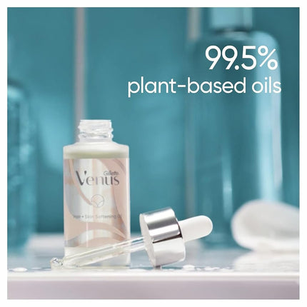 Gillette Venus for-Pubic-Hair and Skin, Softening Oil, 1 oz