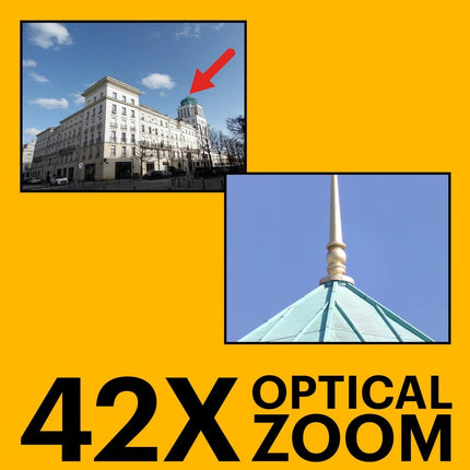 KODAK Pixpro Astro Zoom AZ425 - Digital Bridge Camera, 42X Optical Zoom, 24mm Wide Angle, 20 Megapixels, 3" LCD, Full HD 1080p Video, Li-ion Battery - White