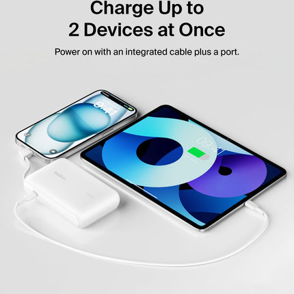 Belkin 10000mAh 20W USB C Power Bank, Portable Charger for iPhone & iPad