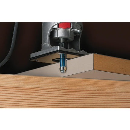 Bosch 85146 1/4-Inch High Speed Steel Pilot Panel Bit with Drill-Through Point-Single Flute