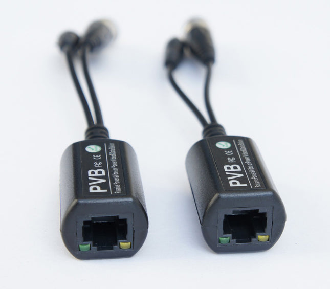 Sistemas de seguridad SPT 15-U1010-12 Balun de vídeo y alimentación pasiva, 12 pares, negro