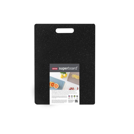 Dexas Superboard Cutting Board with Handle, 11 by 14.5 inches, Midnight Granite Color