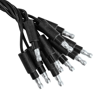 United Pacific 34213P10 Black 6" Single Lead Wire with .180 Bullet Termination & Stripped End, 16G Wires � ONE Set (Pack of Ten)