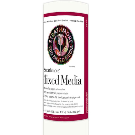 Strathmore (563-42 500 Series Mixed Media Roll, Ve