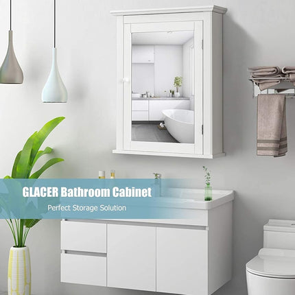 hysache Medicine Cabinet, Gray,Grey