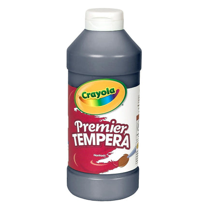 Premier Tempera Paint, Black, 16 oz