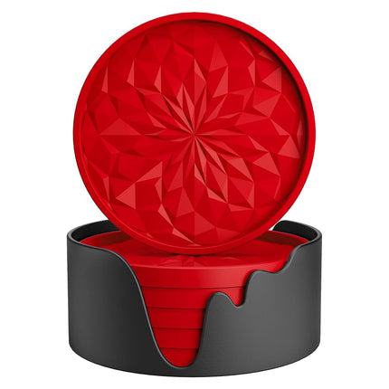 ME.Fan Silicone Coasters [6 Pack] Coasters with Ho