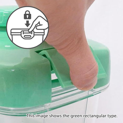 Instant Pickle Maker Vegetable Press Tsukemono Container Round Made in Japan BPA Free (Green 1.6L)
