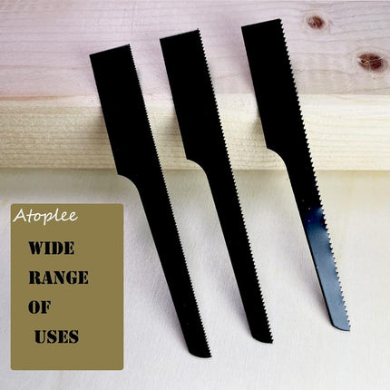 ATOPLEE 5pcs 18T Reciprocating Air Saw Blades, Bi-Metal Hacksaw Blades Power Cutting Tool Air Body Saw Hacksaw Blades Tools