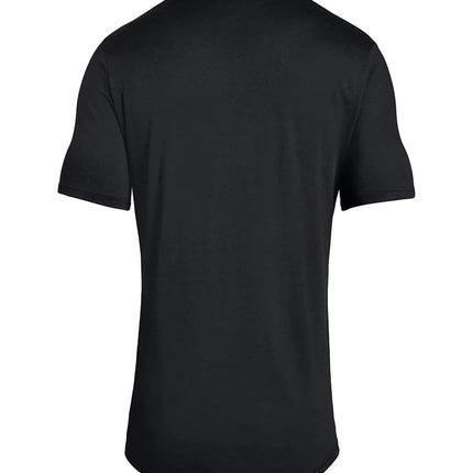 Under Armour Men's Global Foundation Short Sleeve T Shirt, (001) Black / Red / White, XXXL Tall