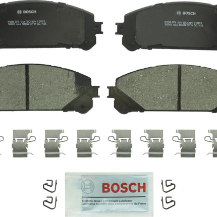 BOSCH BC1324 QuietCast Premium Ceramic Disc Brake Pad Set - Compatible with Select Lexus NX200t, NX250, NX300h, NX350/350h, RX350, RX450h; Toyota Camry, Highlander, RAV4 Prime, Sienna + More; FRONT