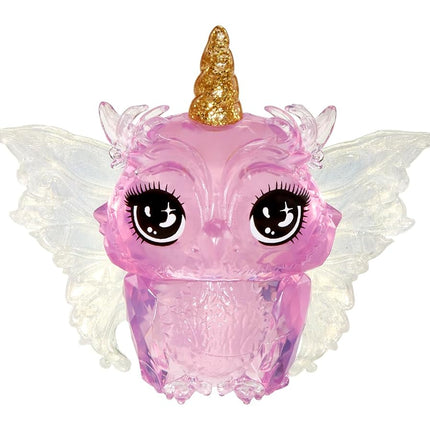 Rainbow High Littles Rainbow Fantasy Fairies & Pet - Opal, Rainbow - 14cm Posable Small Doll & Fantasy Owl Pet with Interchangeable Fairy Wings, Cute Present for Children 4+