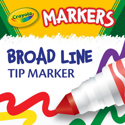 Rotuladores de trazo grueso CRAYOLA, suministros escolares a granel para profesores, rotuladores para niños para la escuela, 256 unidades