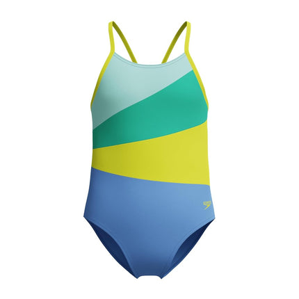Speedo Girl's Swimsuit One Piece Thin Straps