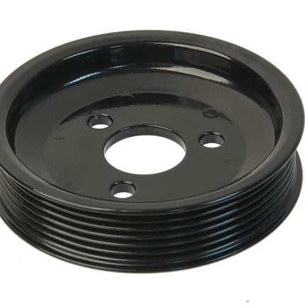 URO Parts 32427838220PRM Power Steering Pump Pulley, Aluminum vs OEM plastic